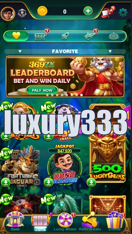 luxury333 Tangkapan Layar - APK Resmi